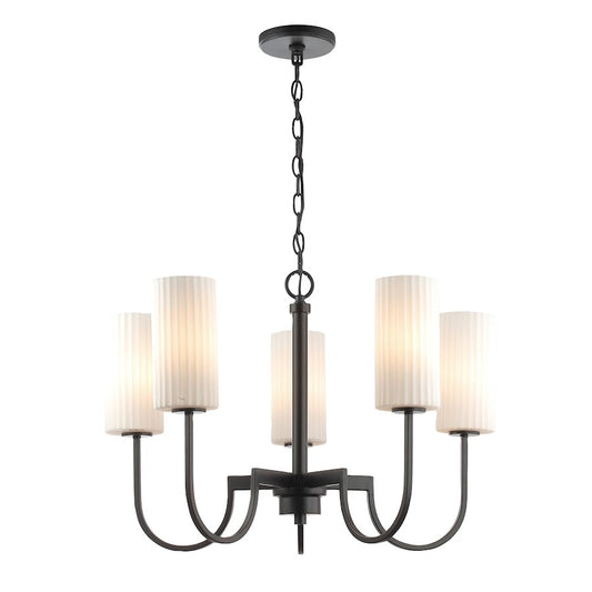 Town And Country Chandelier, Black