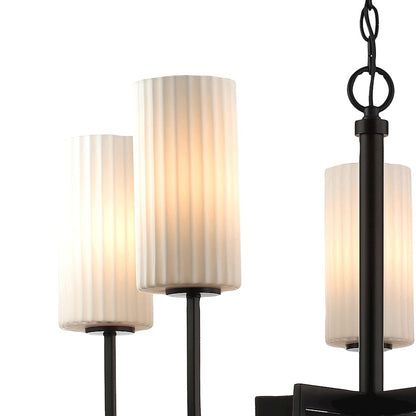 Town And Country Chandelier, Black