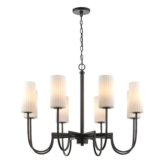 Town And Country Chandelier, Black