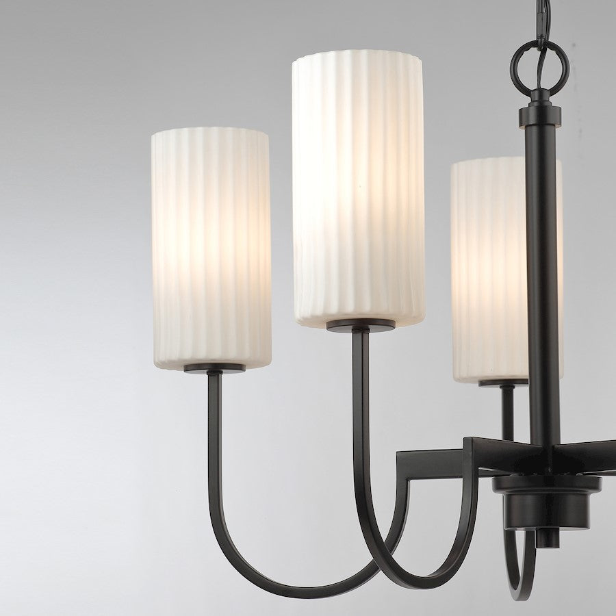 Town And Country Chandelier, Black