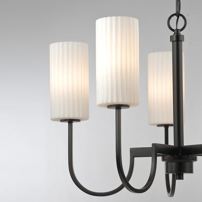 Town And Country Chandelier, Black
