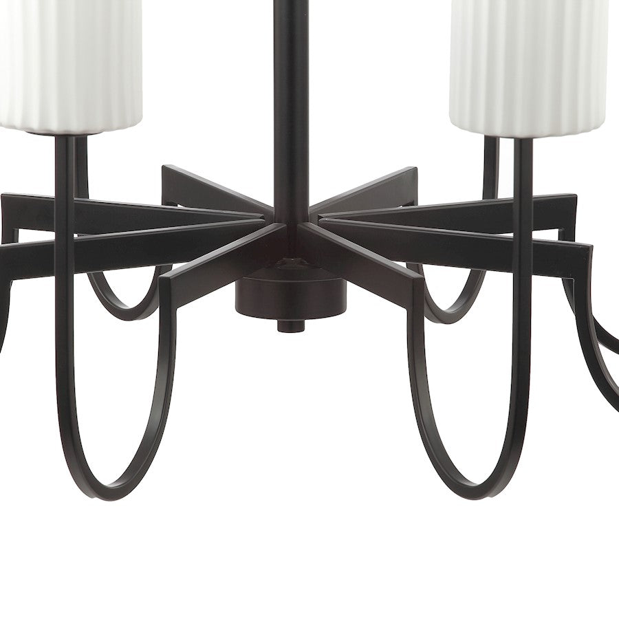 Town And Country Chandelier, Black
