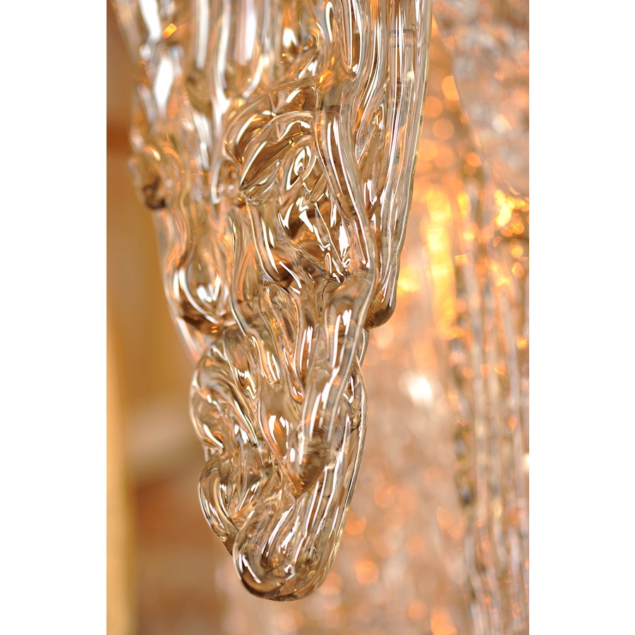 Maxim Lighting Majestic 10-Light Flush Mount, Gold Leaf