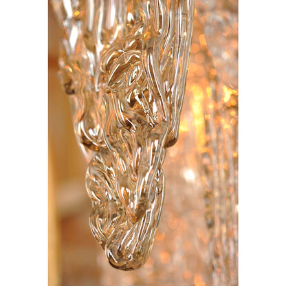 Maxim Lighting Majestic 10-Light Flush Mount, Gold Leaf
