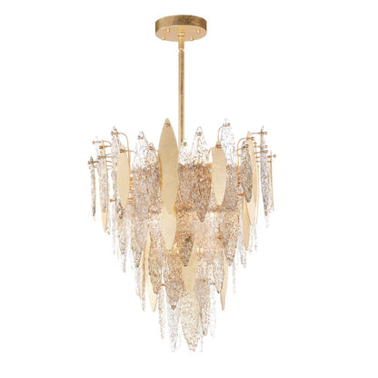 Majestic Chandelier, Gold Leaf
