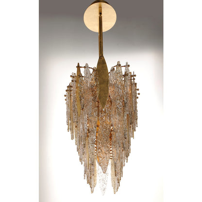 Majestic 18-Light Chandelier, Gold Leaf