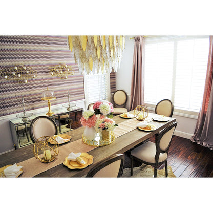 Majestic 18-Light Chandelier, Gold Leaf