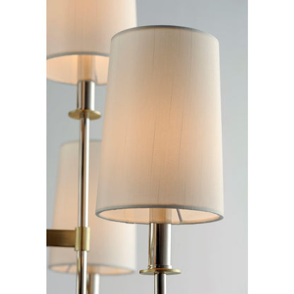 Uptown Chandelier, Satin Brass