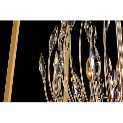 4 Light Pendant, Polished Nickel