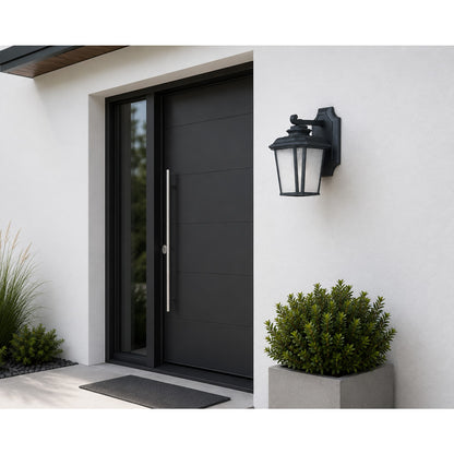 Maxim Radcliffe 1-Light Small Outdoor Wall Light, Black Oxide