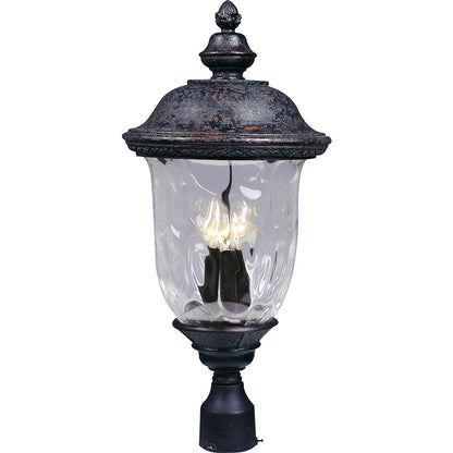 Maxim Carriage House DC 3-LT Outdoor Post Lantern Bronze