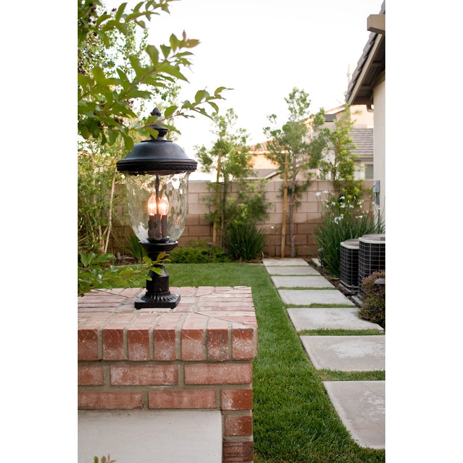 Maxim Carriage House DC 3-LT Outdoor Post Lantern Bronze