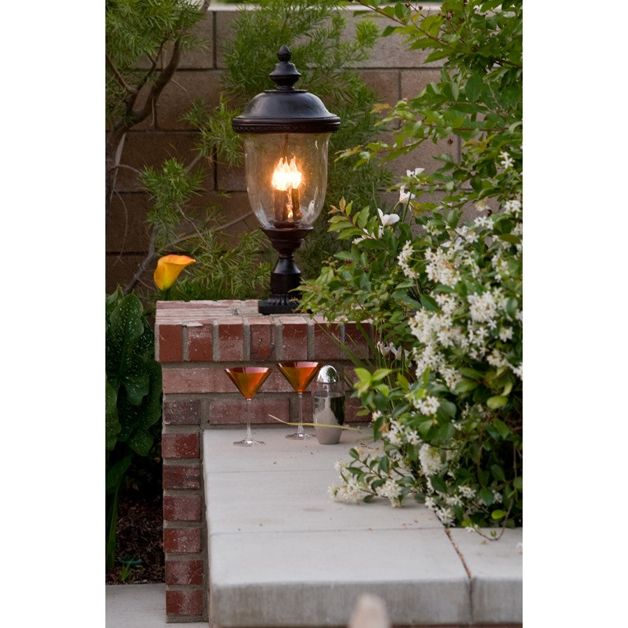 Maxim Carriage House DC 3-LT Outdoor Post Lantern Bronze