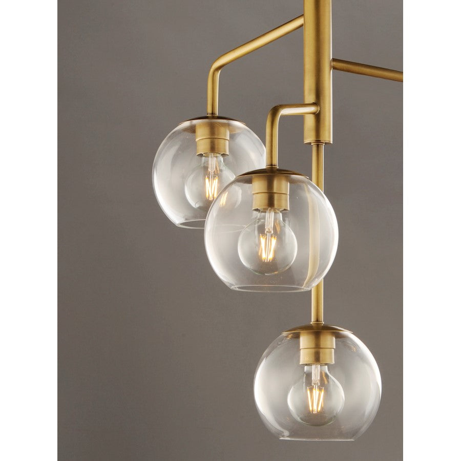 Branch Pendant, Natural Aged Brass