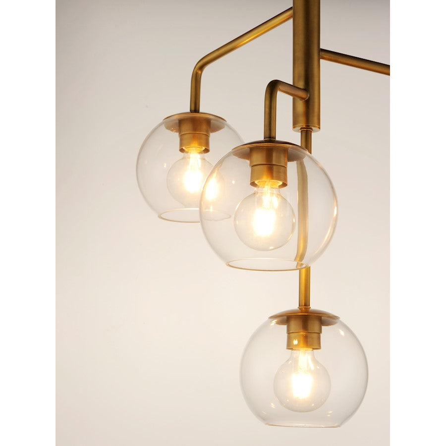 Branch Pendant, Natural Aged Brass