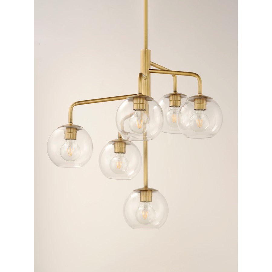 Branch Pendant, Natural Aged Brass