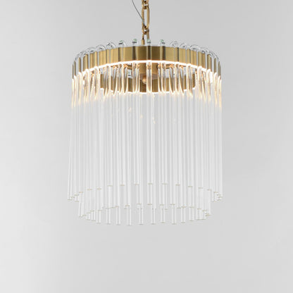 Maxim Lighting Jolie 1 Light 11" Pendant, Natural Aged Brass/Clear
