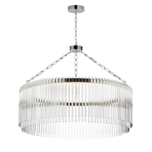 Maxim Lighting Jolie 1 Light Chandelier, Polished Nickel/Clear