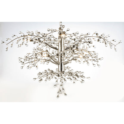 Maxim Lighting Cluster 8-Light Chandelier, Polished Nickel