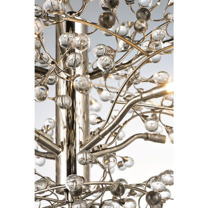 Maxim Lighting Cluster 8-Light Chandelier, Polished Nickel