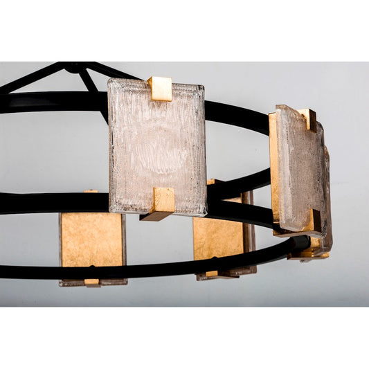 Radiant LED Chandelier, Black