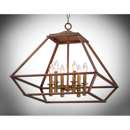 6 Light Chandelier, Hazel