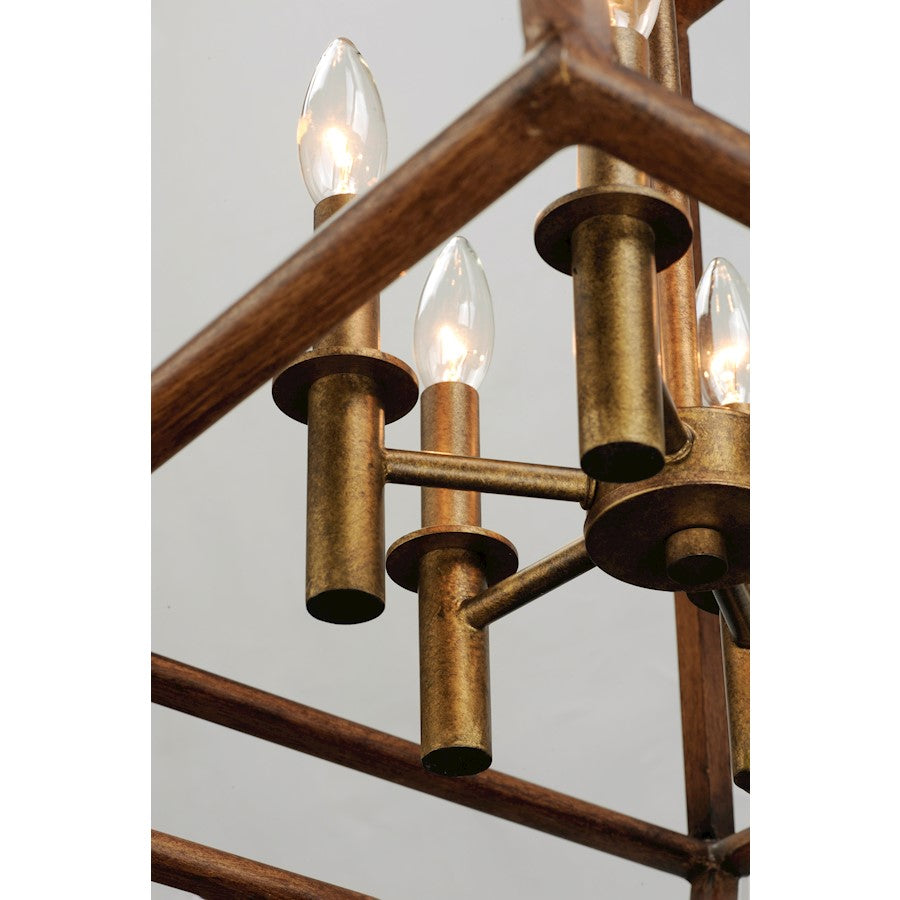 6 Light Chandelier, Hazel