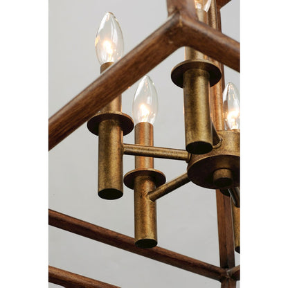 6 Light Chandelier, Hazel