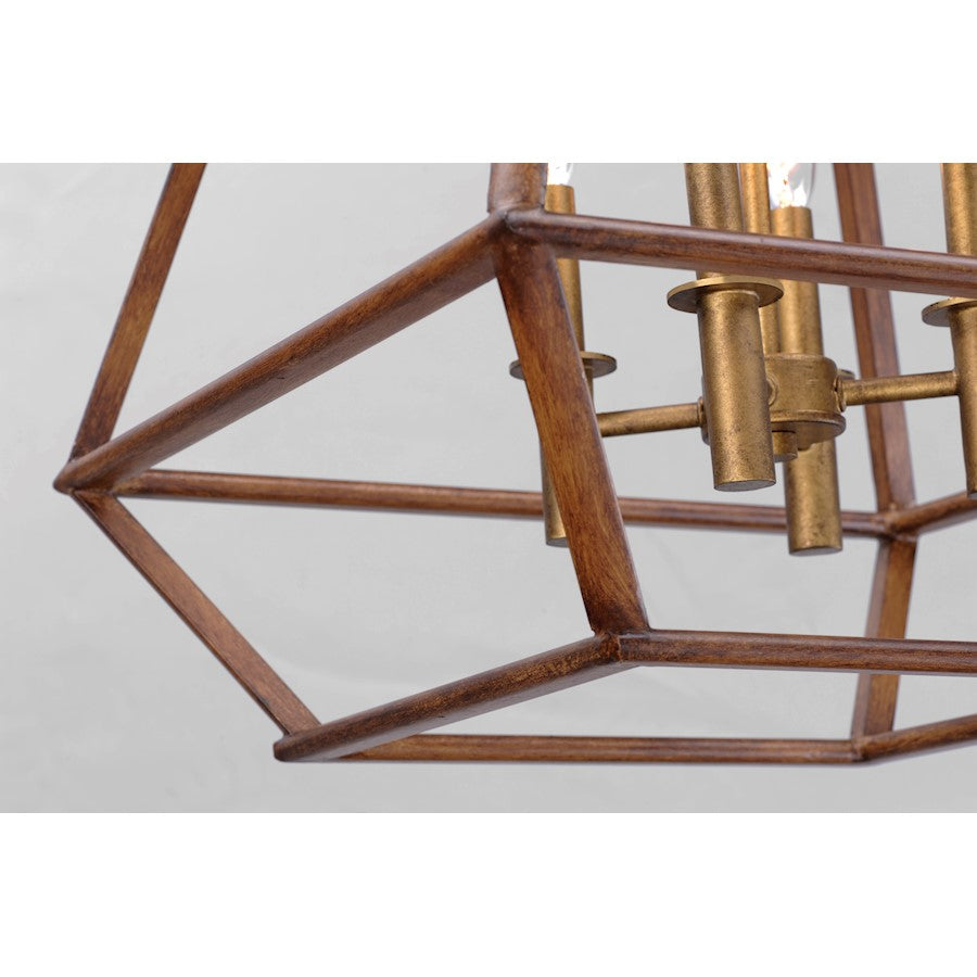 6 Light Chandelier, Hazel