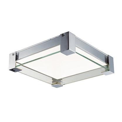 Maxim Vista LED 4-Light Flush Mount, Satin Nickel