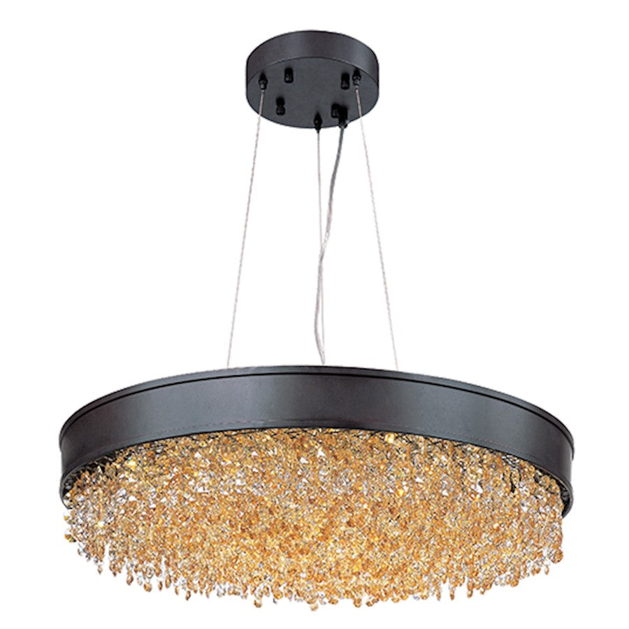 Maxim Mystic 16-Light Pendant, Bronze