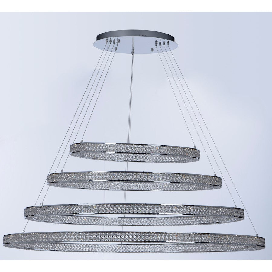 Maxim Lighting 60" Eternity LED Pendant, Polished Chrome