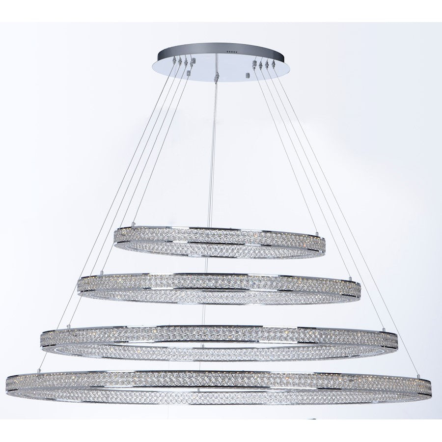 Maxim Lighting 60" Eternity LED Pendant, Polished Chrome
