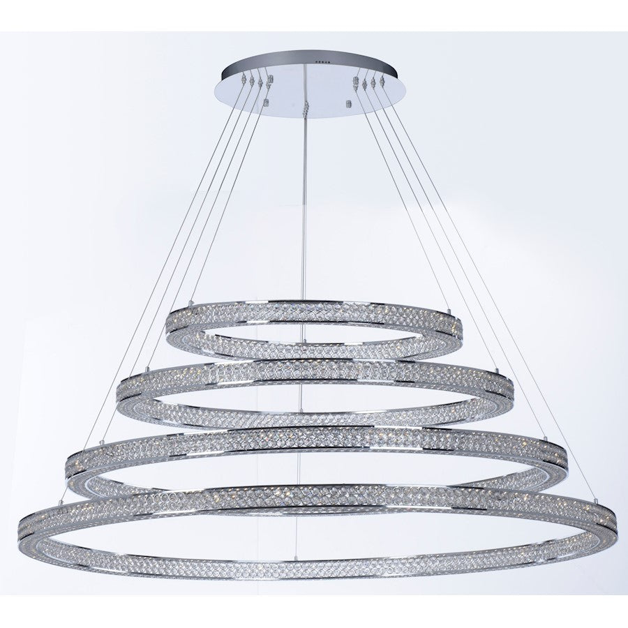 Maxim Lighting 60" Eternity LED Pendant, Polished Chrome