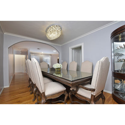 Maxim Lighting Jewel Flush Mount, Polished Chrome