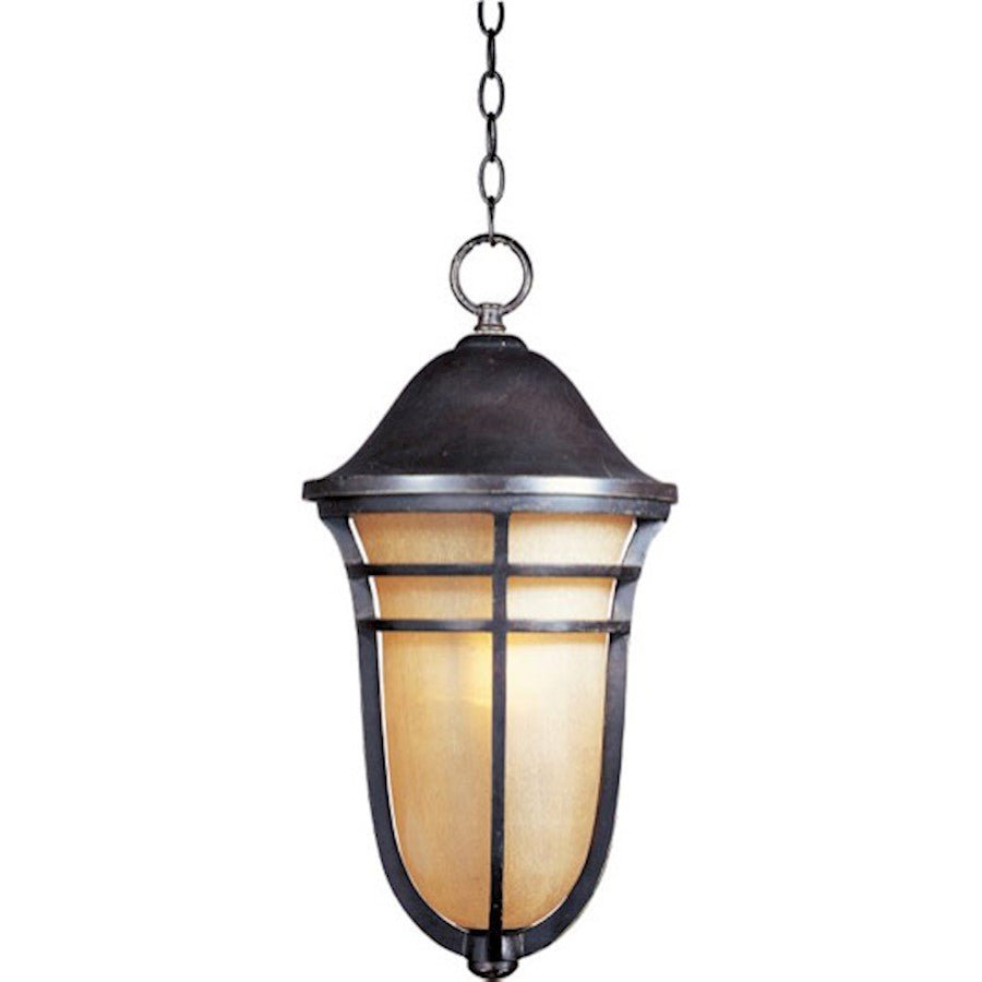 Maxim Westport VX 1-Light Outdoor Hanging Lantern Bronze