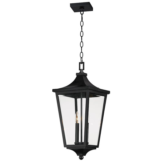 Maxim Lighting Sutton Place Vx 2 Light Outdoor Hanging Lantern, Black