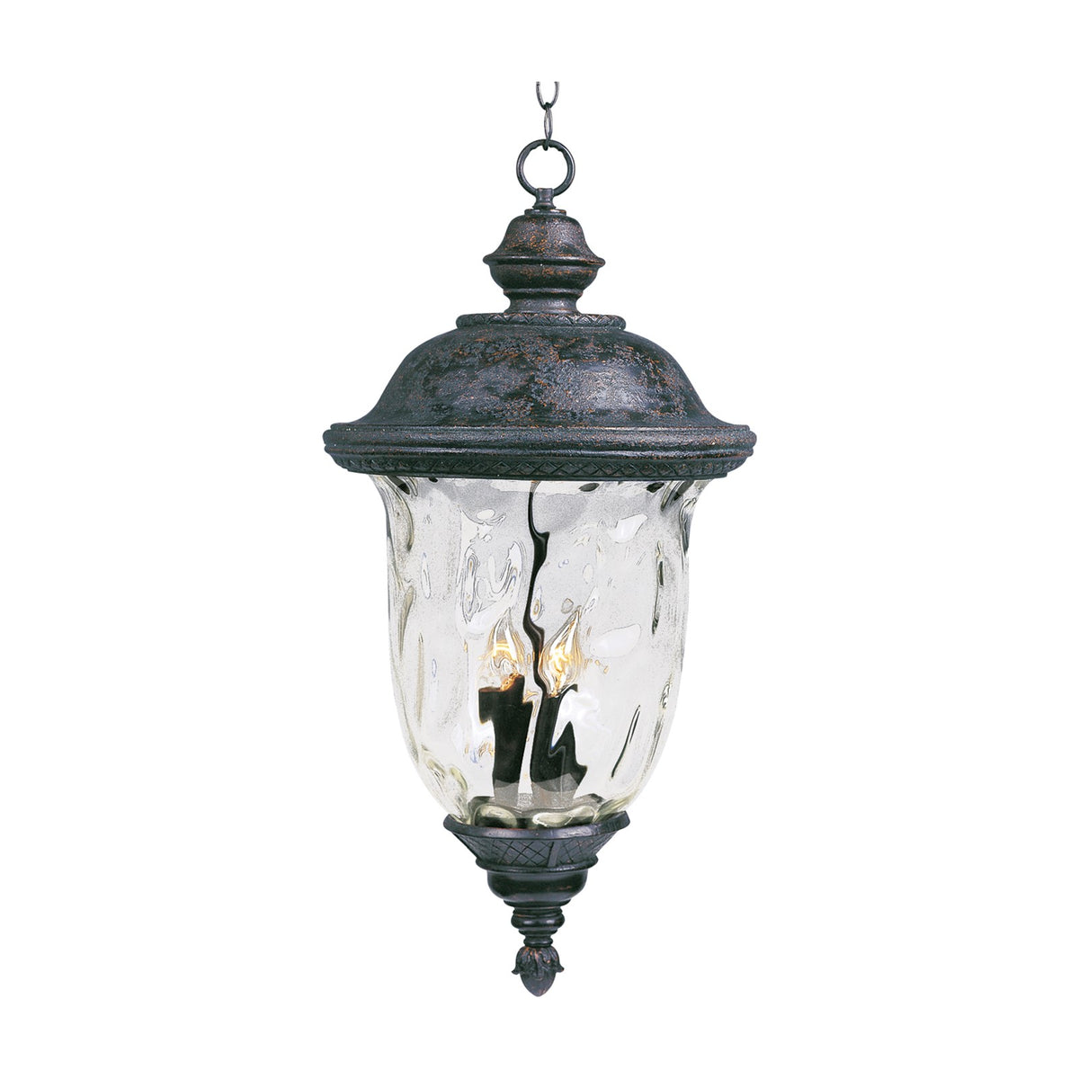 Maxim Carriage House VX 3-Light Outdoor Hanging Lantern, Bronze