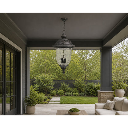 Maxim Carriage House VX 3-Light Outdoor Hanging Lantern, Bronze