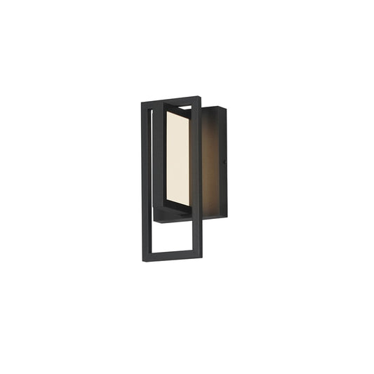 Maxim Lighting Formation VX 1 Light 10" Outdoor Wall Mount, Black - 40651BK