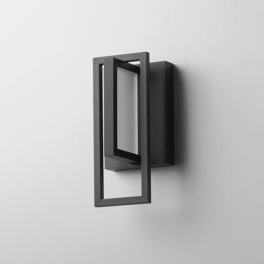 Maxim Lighting Formation VX 1 Light 10" Outdoor Wall Mount, Black