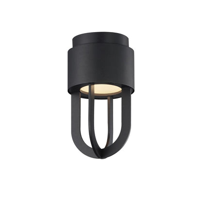 Maxim Lighting Quayside VX 1 Light Outdoor Flush Mount, Black - 40680BK