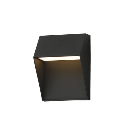 Maxim Lighting Cliffsedge VX 1 Light 8" Outdoor Wall Mount, Black