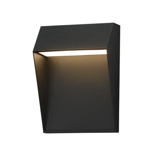 Maxim Lighting Cliffsedge VX 1Lt 11" Outdoor Wall Mount, Black/Gold