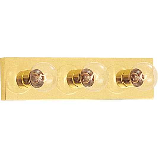 Maxim Lighting Essentials 3-Light Bath Vanity Polished Brass