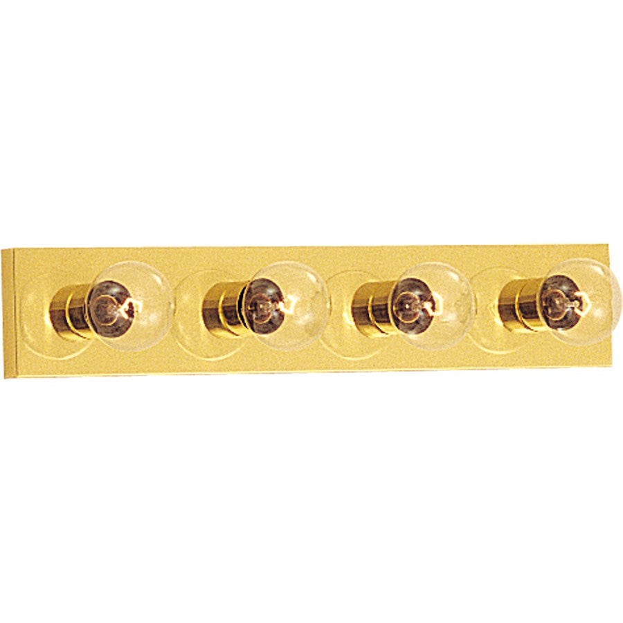 Maxim Lighting Essentials 4-Light Bath Vanity Polished Brass