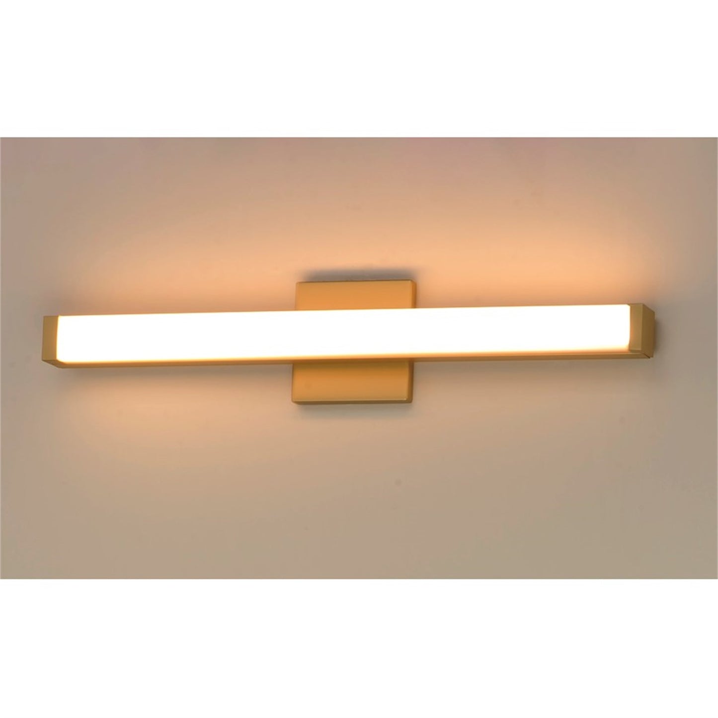 1 Light Bathroom Vanity Light, Gold