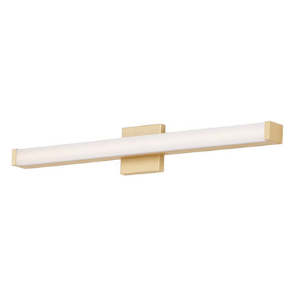 1 Light Bathroom Vanity Light, Gold