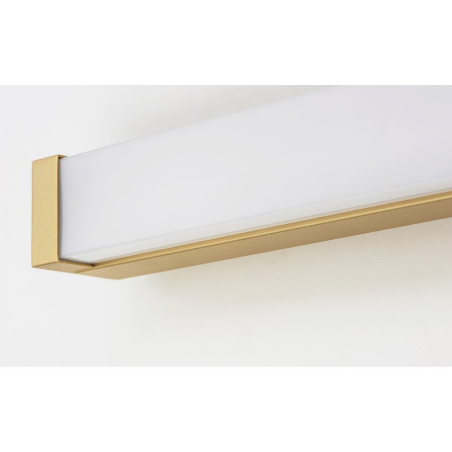1 Light Bathroom Vanity Light, Gold
