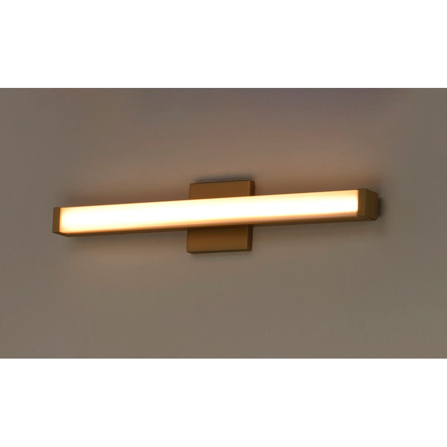 1 Light Bathroom Vanity Light, Gold